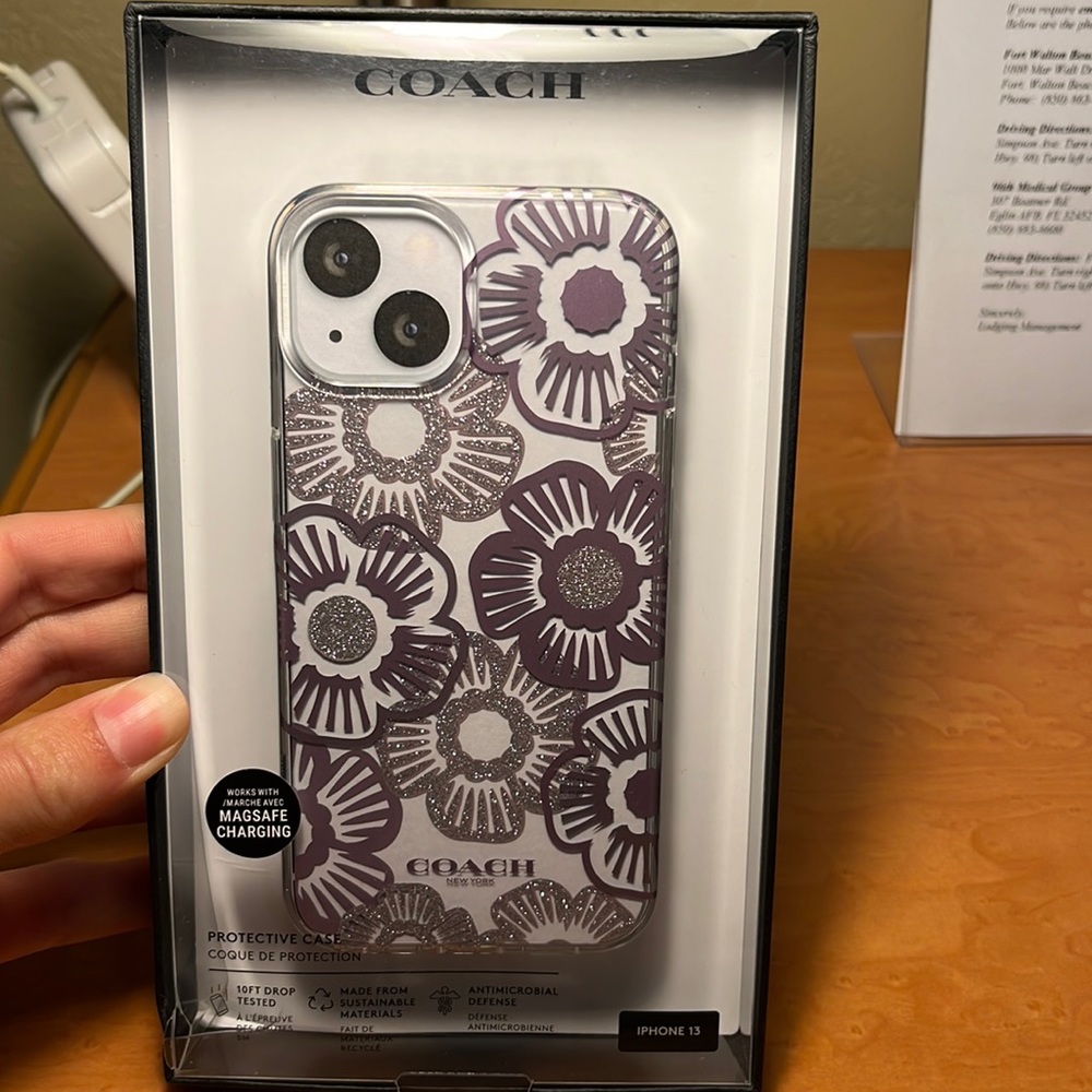NEW Coach iPhone 13 Case